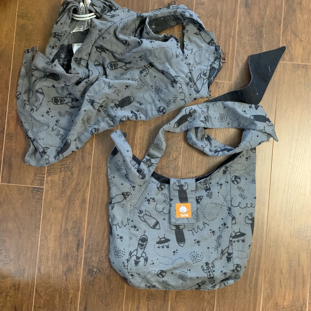 Tula Torba & wrap scrap Blast Off Moonrock